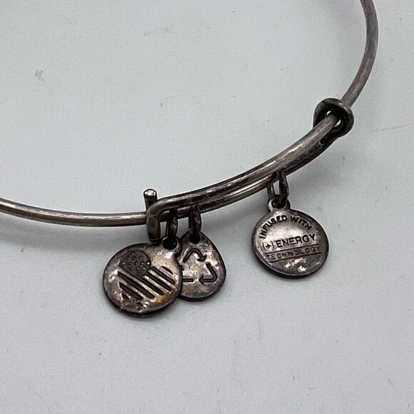 Alex & Ani Air Force Charm Bangle Bracelet‎ - Picture 4 of 4